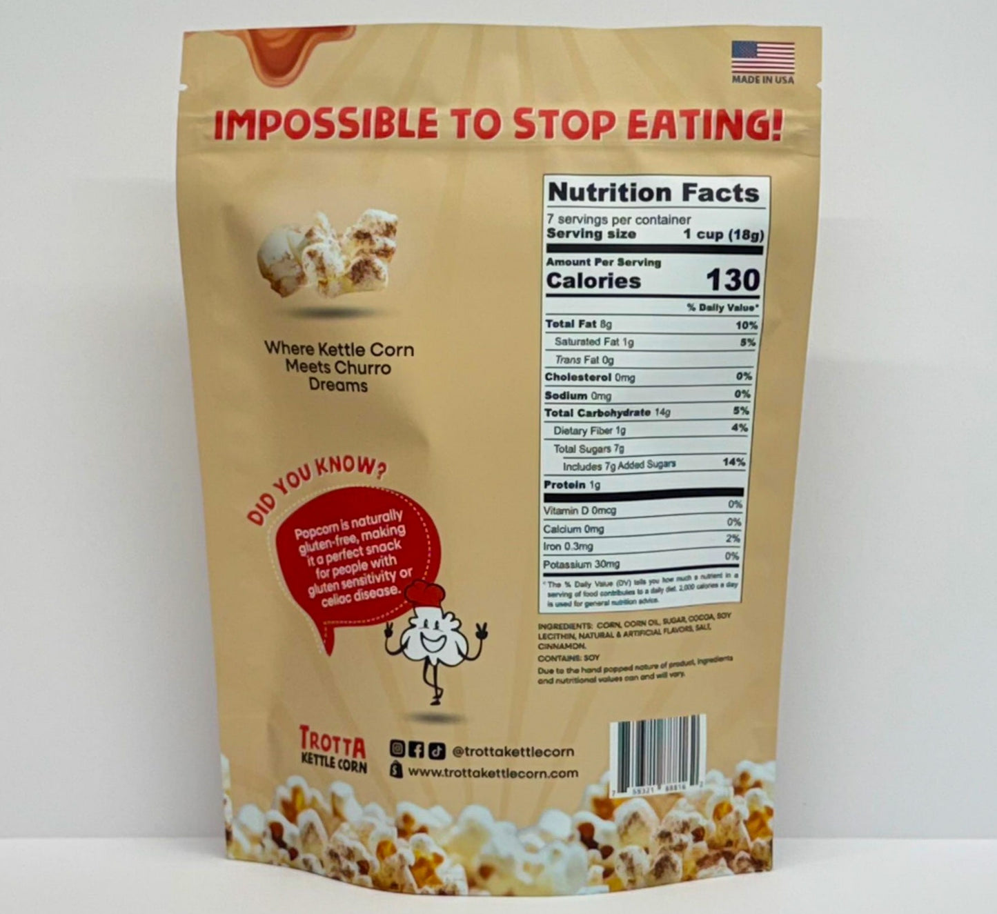 Trotta Kettle Corn Churros (NEW)