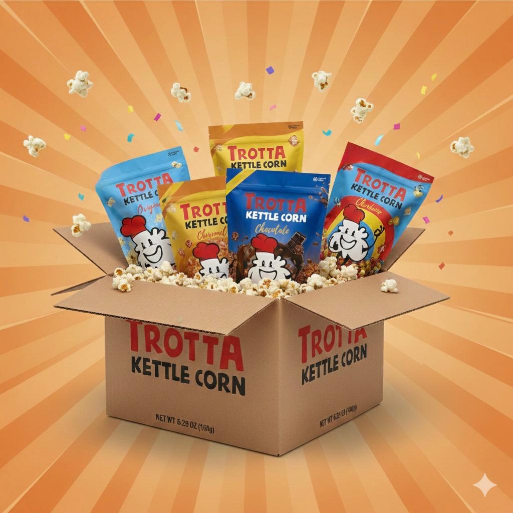 BOX PROMO - Trotta Kettle Corn - 14 bags