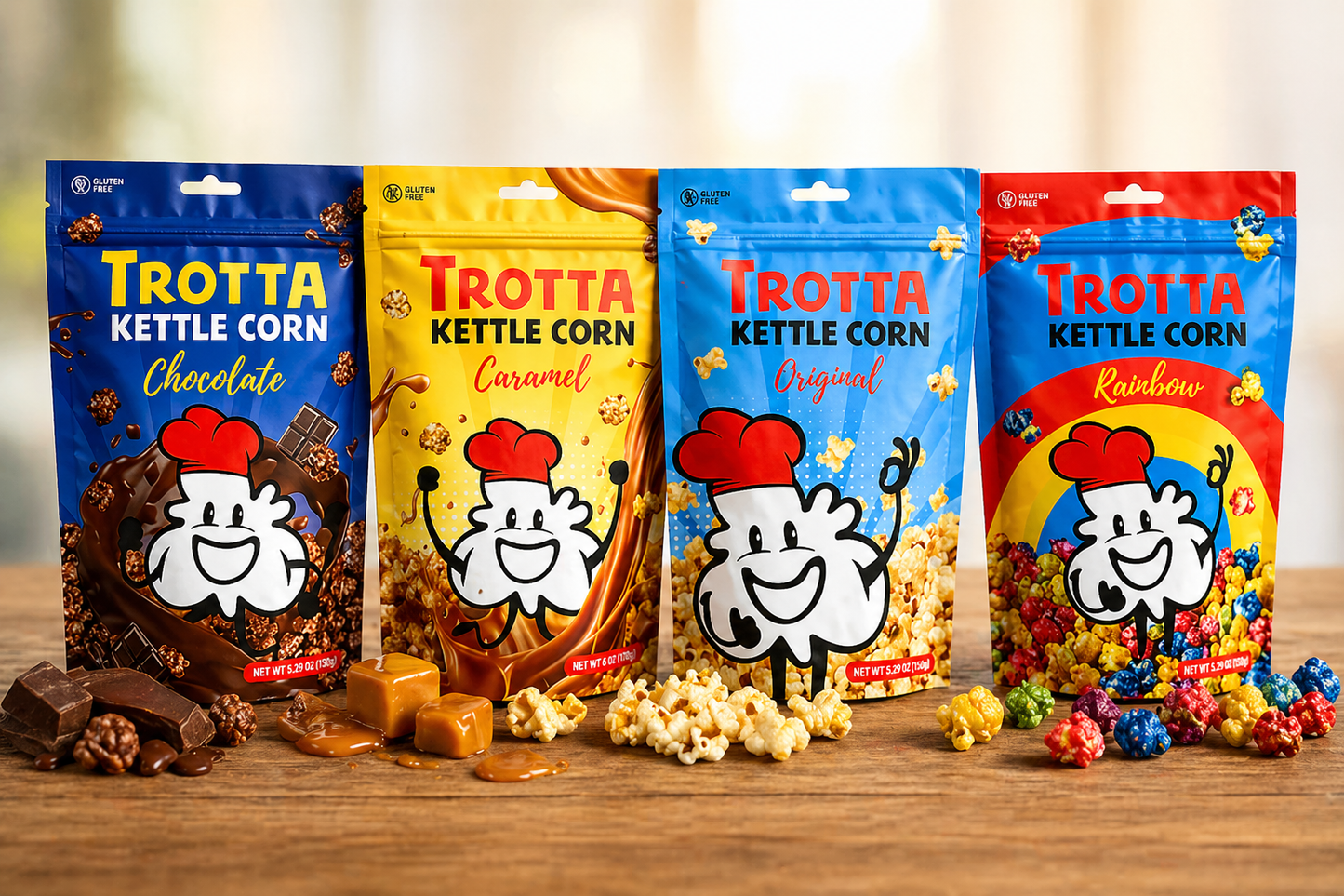 COMBO - Trotta Kettle Corn - 4 BAGS
