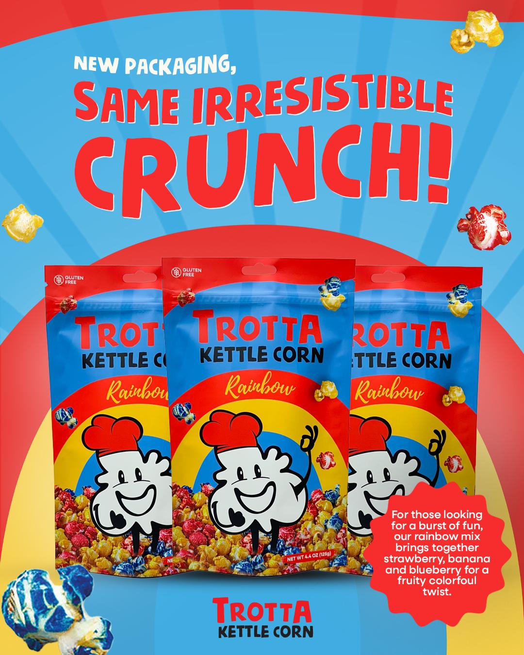 Trotta Kettle Corn Rainbow - BAG 125g (Sold Out)